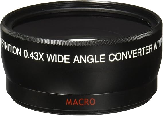 Vivitara 4358W 0.43X 58mm Wide Angle Lens,Black
