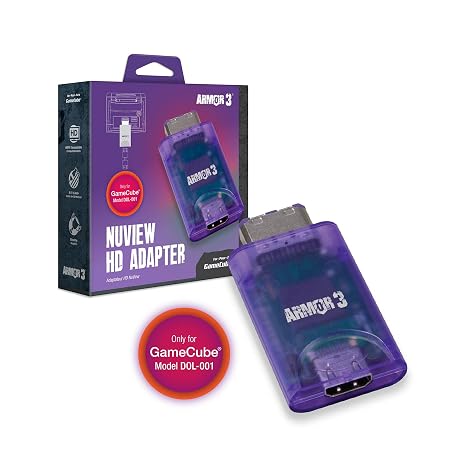 Armor3 "NuView" HD Adapter : HDTV Upscaling - GameCube
