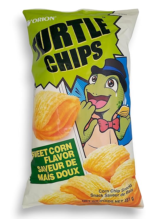 Orion Turtle Chips Sweet Corn Flavor, 481g/1.06 lb
