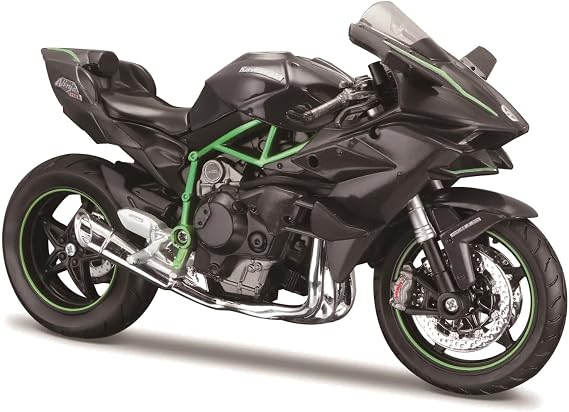 Maisto Kawasaki Ninja H2R Motorbike - 1:12 Scale - Incredibly Detailed Die-Cast Replica Collectible Motorcycle Model