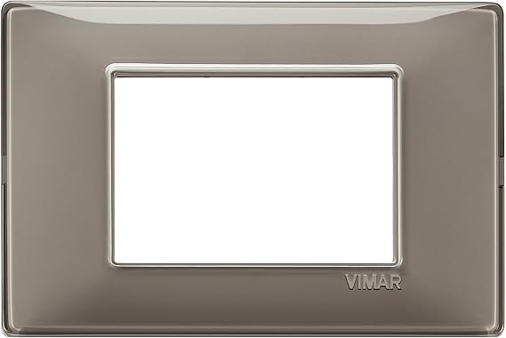 VIMAR 3 Module Faceplate – Ash