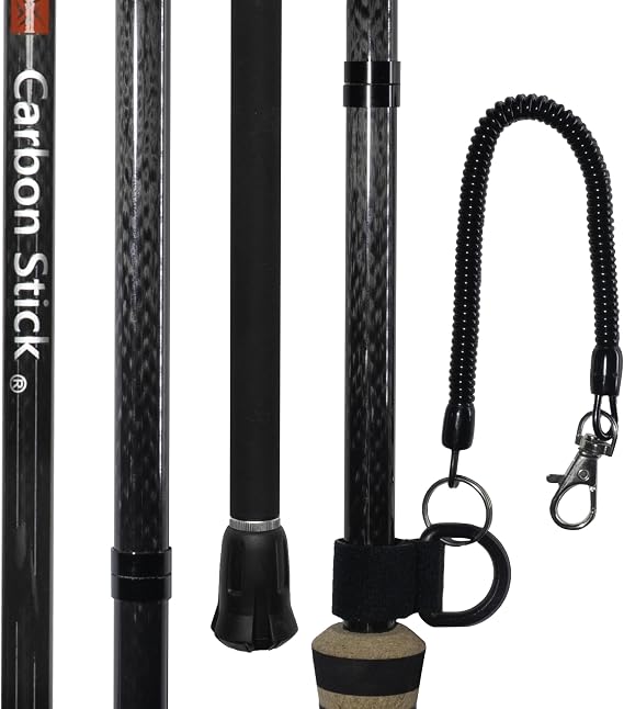 QD Wading Staff | X Carbon Tech Carbon Fiber Wading Stick | Hybrid Cork Handle