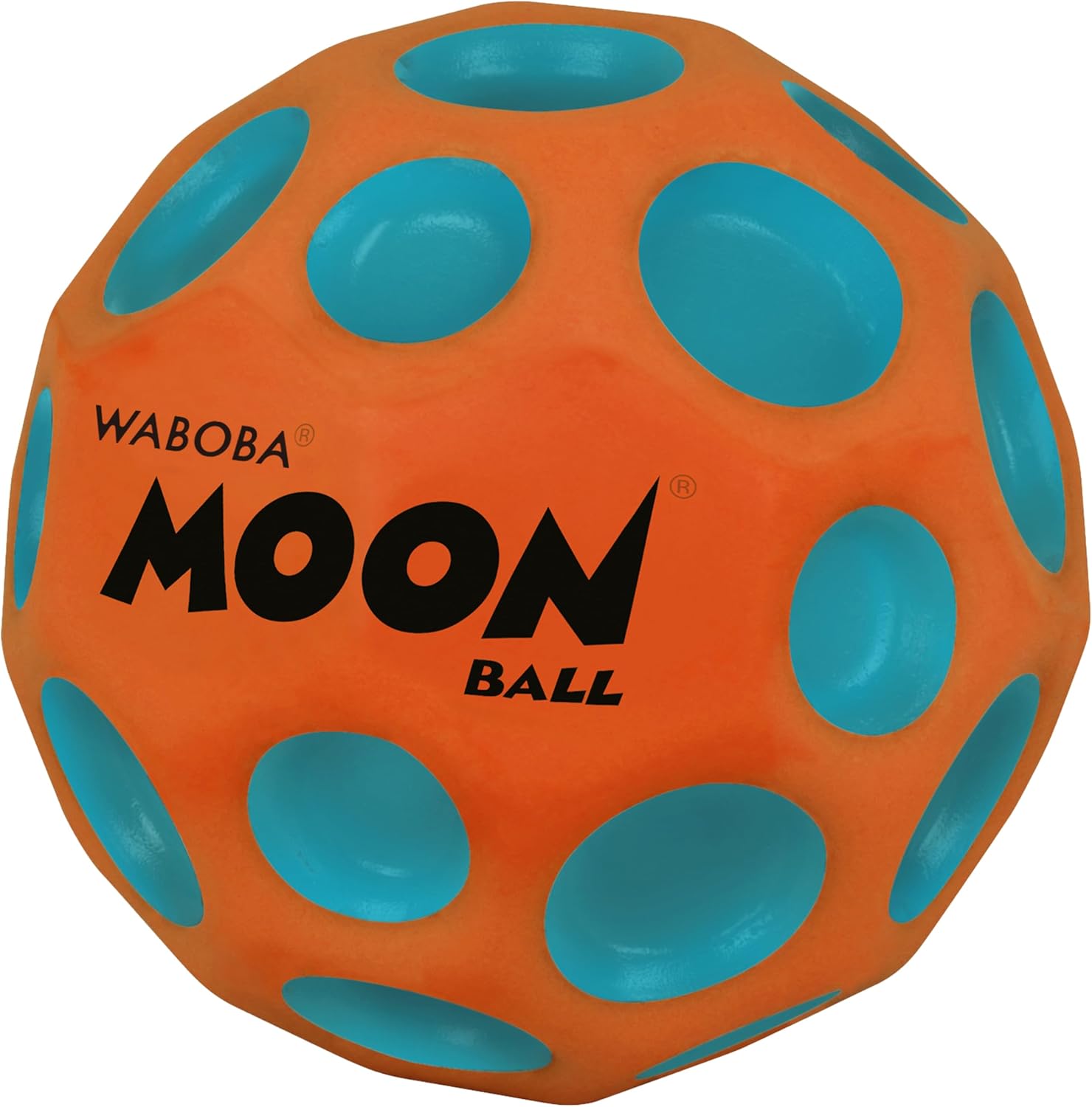 Waboba The Original Moon Ball - ハイパーバウンシーボール - すべての年齢層の極端なバウンスと楽しい - アクティブなプレイやアウトドアゲームに最適