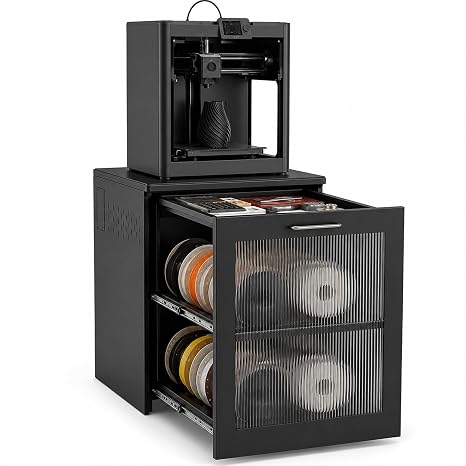 3D Printer Stand, Sturdy 3D Printer Table Desk with Filament Storage