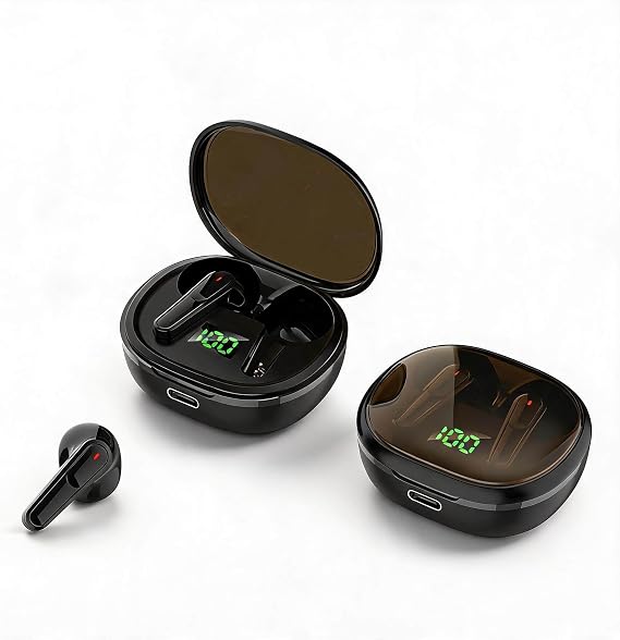 Language Translator Earbuds with Noise Reduction, Real Time 144-Language Bluetooth 5.3 Translation Device for Android iOS, 4Hr Playback Touch-Control Wireless Earpieces with App
