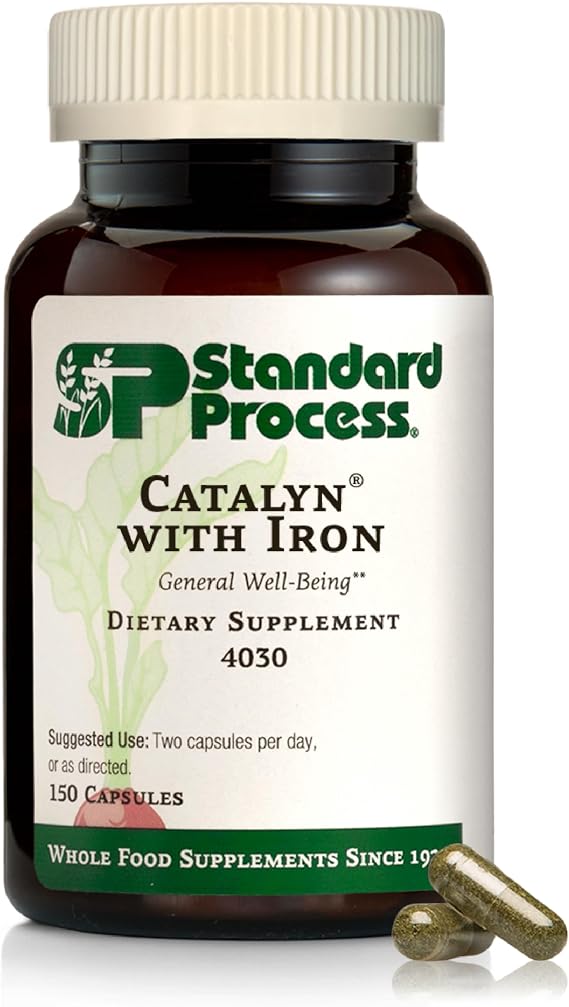 Standard Process Catalyn with Iron, General Wellness, 150 Capsules