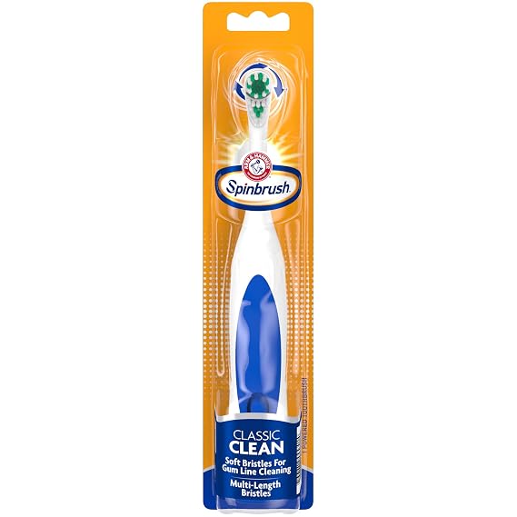 Arm & Hammer Spinbrush Classic Clean Powered Toothbrush, 1 Count