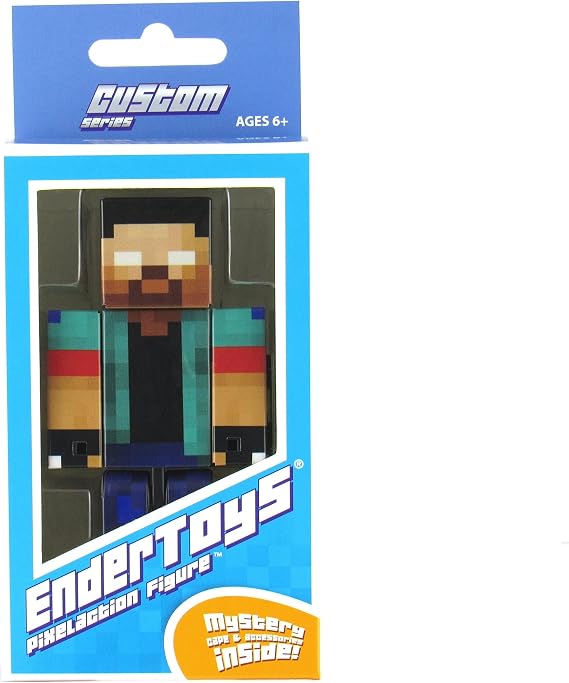 Herobrine Action Figure Toy, 10cm Custom Series Figurines, EnderToys