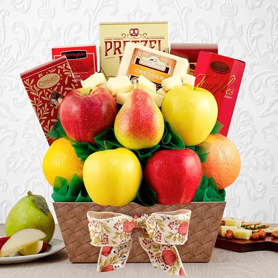 Capalbo's Harvest Bounty Fruit Gift Basket in Gift-Ready Packaging