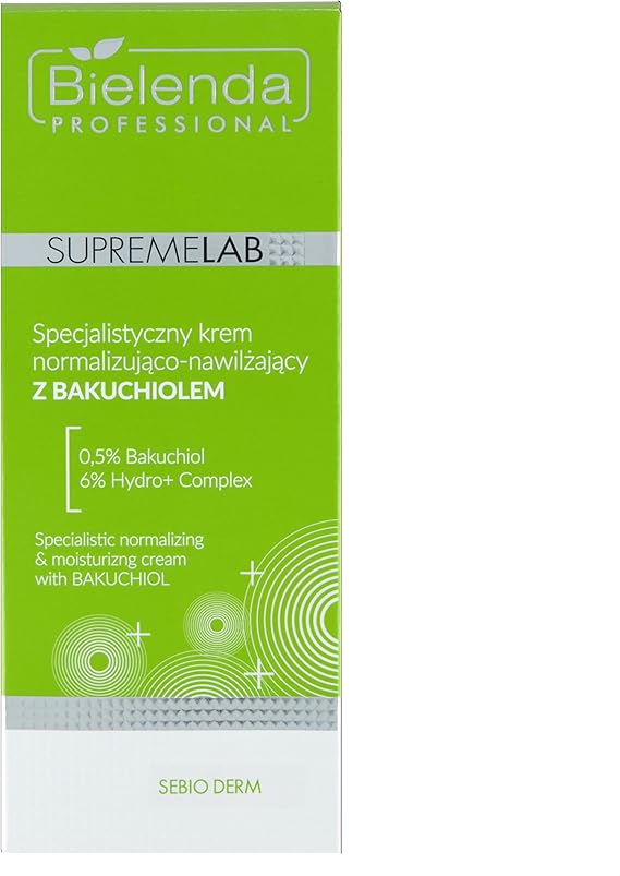 Bielenda Professional Supremelab Sebio Derm Special Norm and Moisturizing Cream With Bakuchiol 50 ml