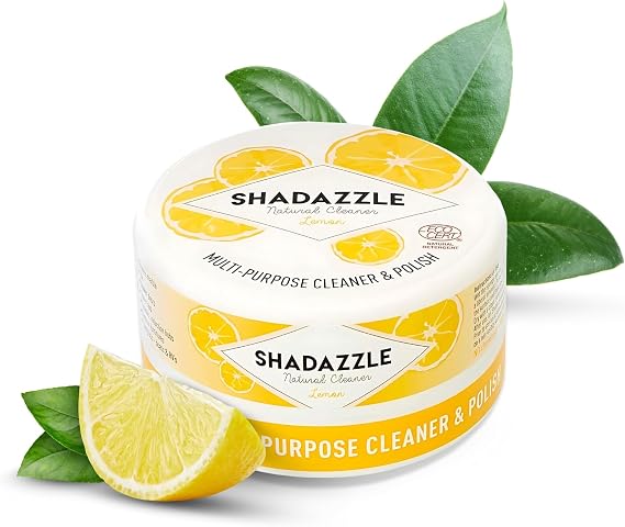 Shadazzle Natural All Purpose Cleaner and Polish, 1 Pack Lemon Scent