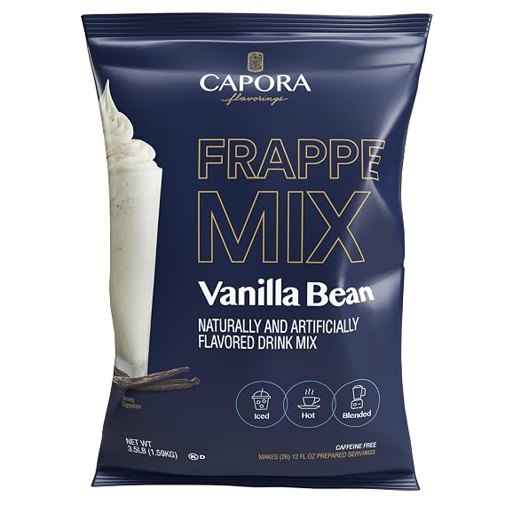 Capora 3.5 lb. Vanilla Bean Frappe Mix