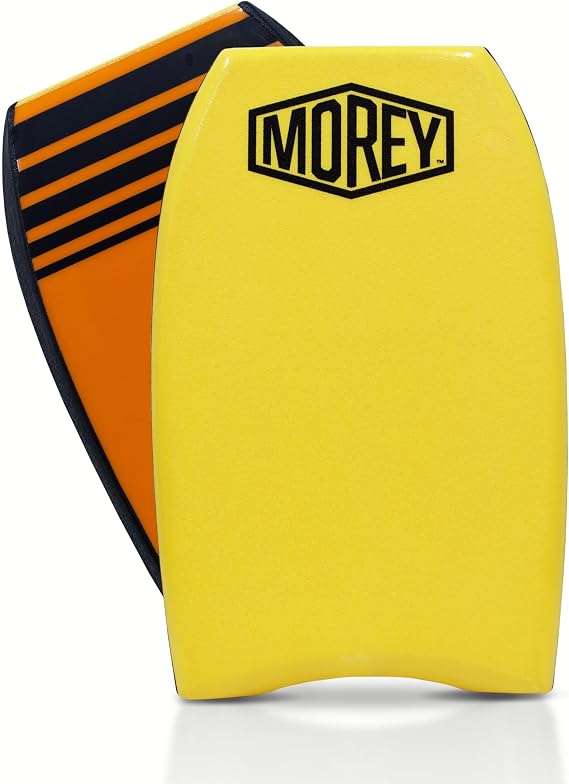 MOREY Mini Boogie 21 - Strong Core Body Boards for Beach with Comfortable Deck. Bodyboard Built with HDPE Slick for Bottom Speed (2025 Model)