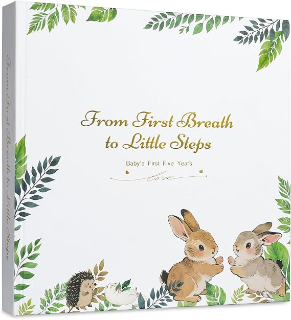 Orzbow Baby Memory Book for Boys and Girls, Gender Neutral Journal Book