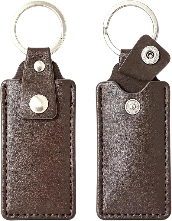 2PCS Leather USB Storage Case USB Flash Drive Leather Cover for USB Flash Drive Leather Case for USB Flash Drive Flash Drive Holder Case and Easy Storage