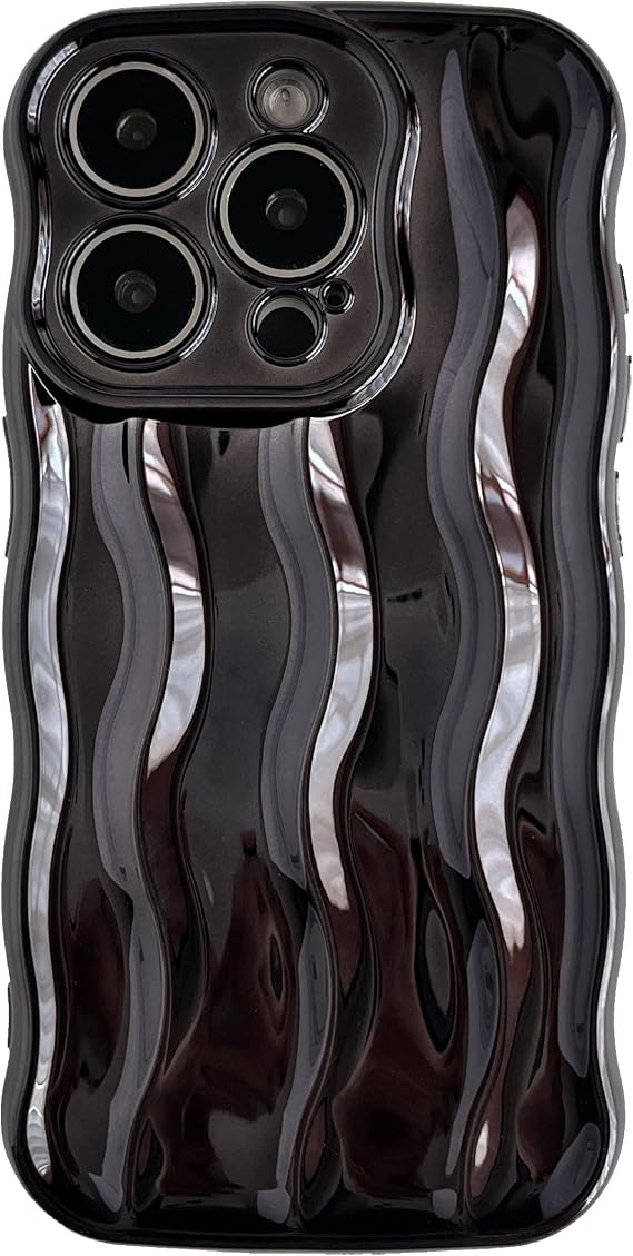 Caseative for iPhone 15 Pro Case, Light Black