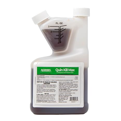 Agrisel QuinKill Max Weed Killer, Lawn-Friendly, Pet Safe, 16 Ounces | Post-Emergent, Targets Tough Weeds