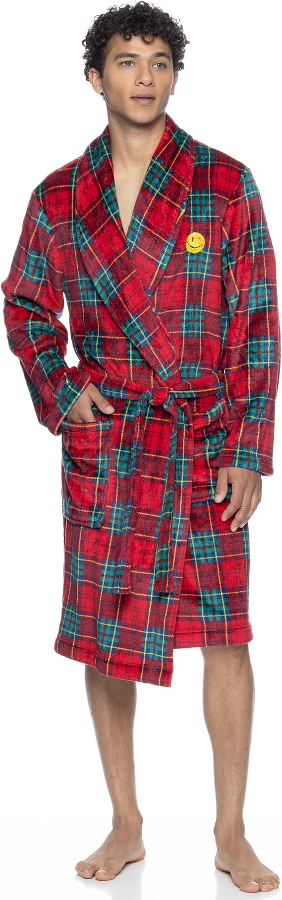 JOE BOXER Mens Robe - Plush Bathrobe for Men - Men's Robes