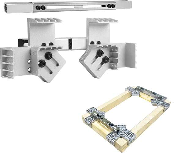 Aluminum Framing Spacing Tool Set - Adjustable 12-16 on Center framing Tool