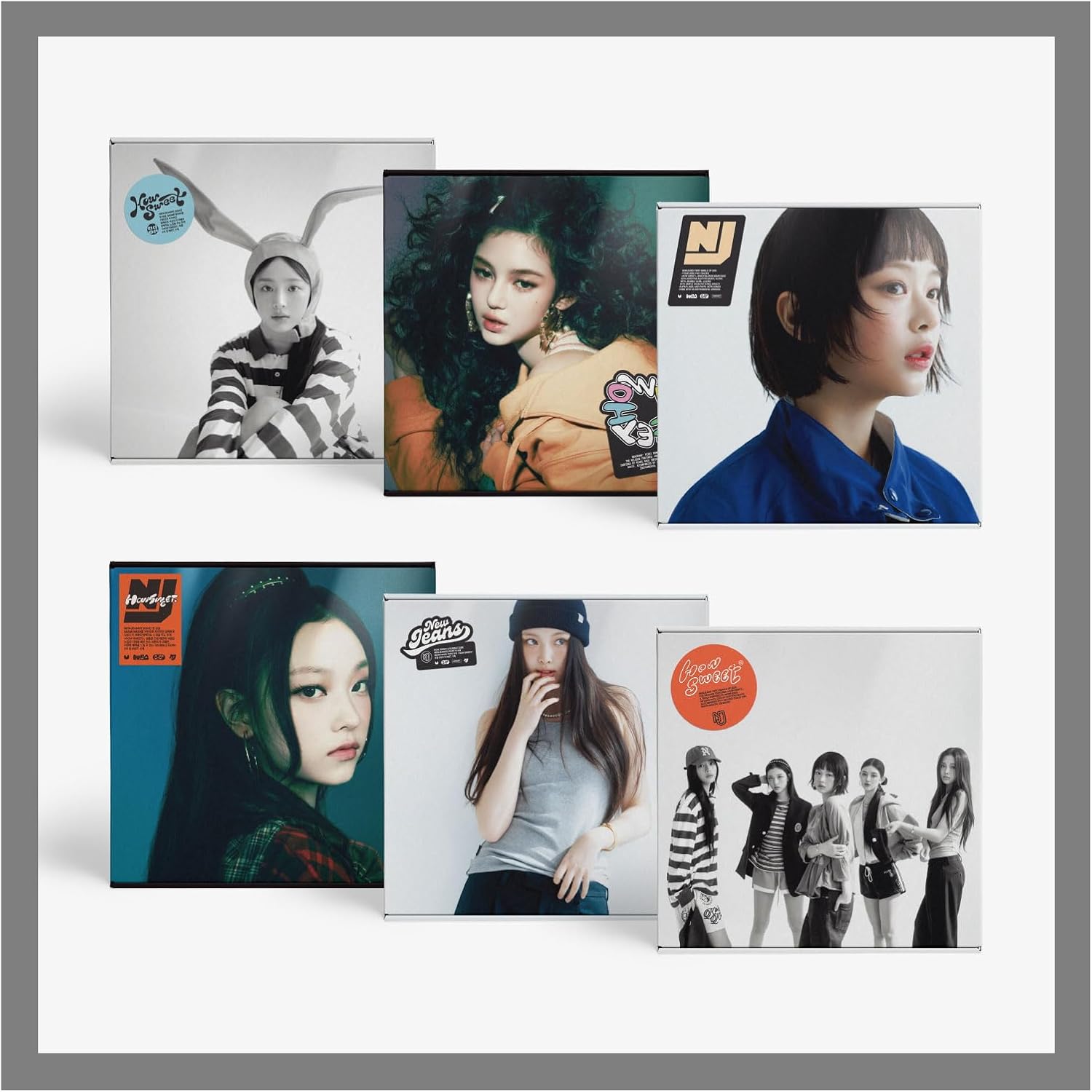 NewJeans How Sweet Double Single Album Standard Danielle Version CD+44p Interview Book+76p PhotoBook+1p Mini Poster+5ea Sticker+5p PhotoCard+1p PostCard+1ea Bookmark+Tracking Sealed New Jeans NJS