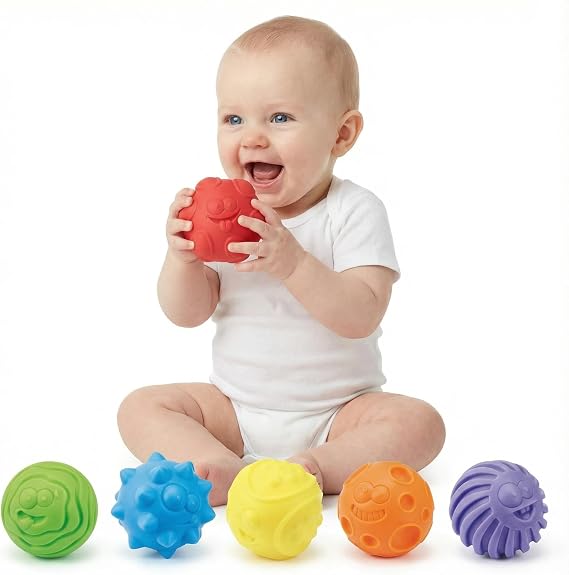CatchingToys 6 Pack Sensory Balls for Babies & Toddlers