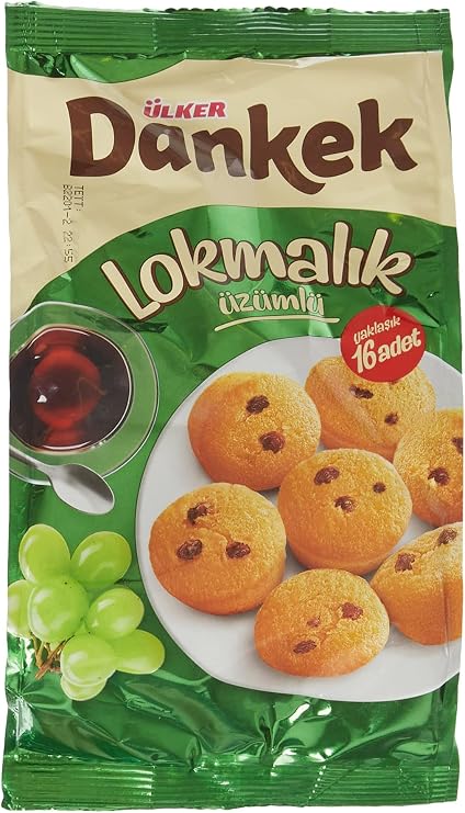 ÜLKER Dankek Lokmalık Üzümlü Kek, 160 Gr