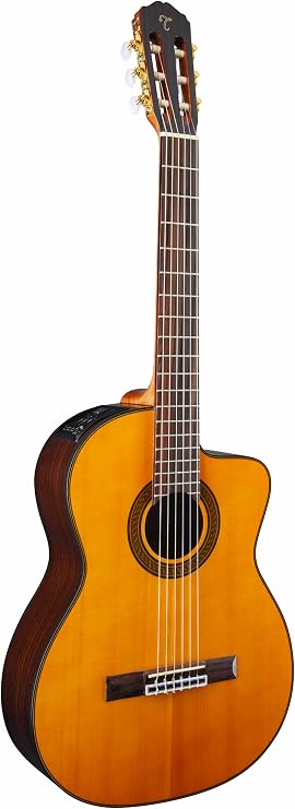 Takamine GC5CE-NAT Acoustic Electric Classical Cutaway Guitar,Natural
