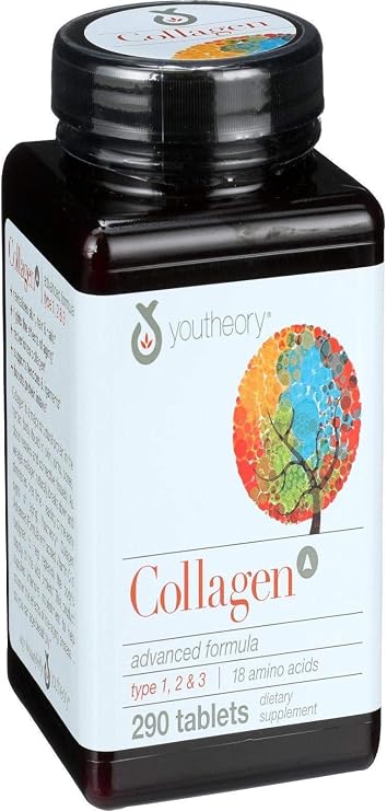 Youtheory - Collagen is Formula Type and 1,2 Advanced 3 - 290 Tablets