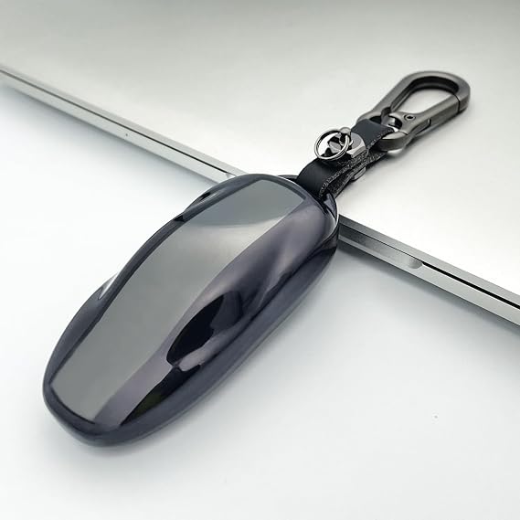 TANDRIVE Key Fob Cover Holder for Tesla Model S, Black