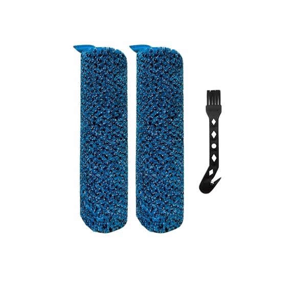 Hydroduo Brushroll/Vacuum Roller Brush Replacement Parts For Shark Hydroduo Cordless Wet Dry Hard Floor Cleaner Vacuum WW201/WW200/WW201q-2 Brush Roll+1 Cleaning Tool(Original Blue)