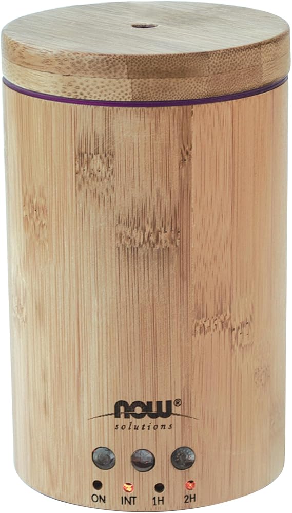 NOW Solutions, Real Bamboo Ultrasonic Aromatherapy Oil Diffuser