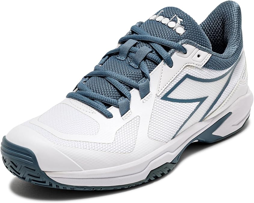 Diadora Mens Trofeo 2 All Ground Pickleball Pickleball Sneakers Shoes - White