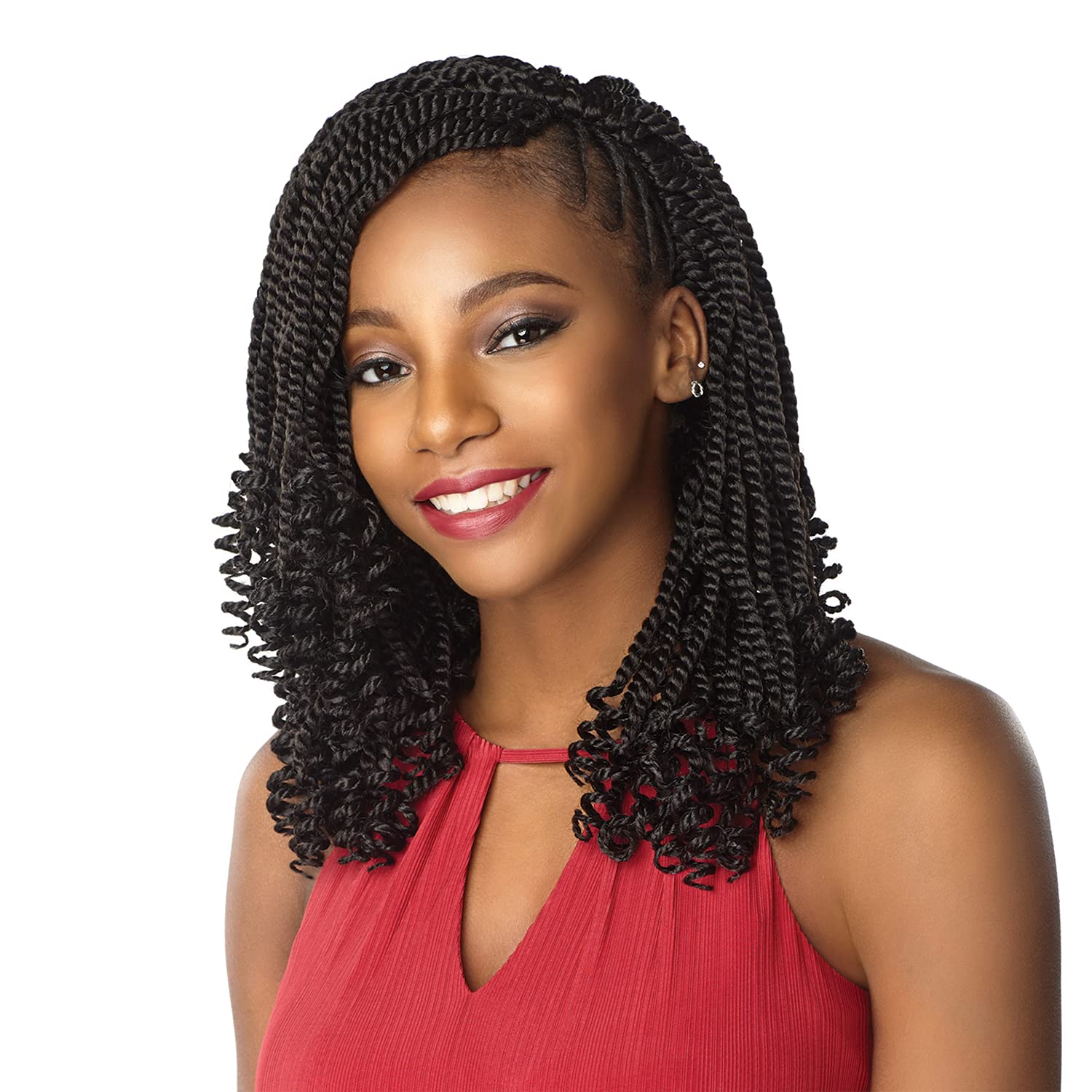 LULUTRESS Sensationnel Synthetic Hair Crochet Braids Lulutress 3X Kinky Twist 12 5 Pack, 1