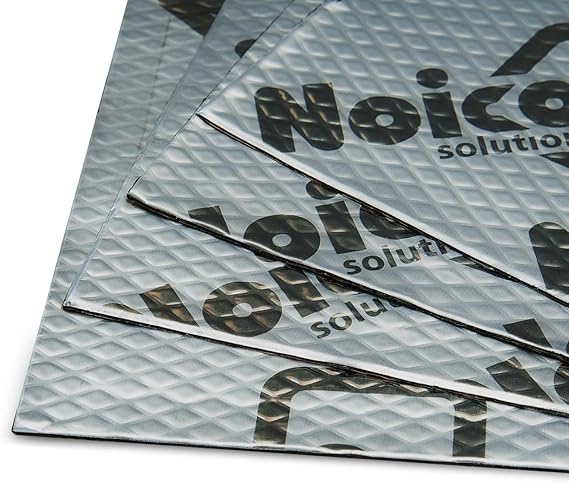 Noico 80 mil (2 mm) 20 sqft (1.9 sqm) car Sound deadening mat, Butyl Automotive Sound Deadener, Audio Noise Insulation and dampening