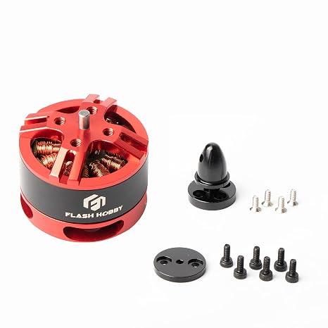 FLASH HOBBY BE1806 2300KV Brushless Motor Race Edition for Multicopters Parts 160~210 Micro Drone (2300kv Red)