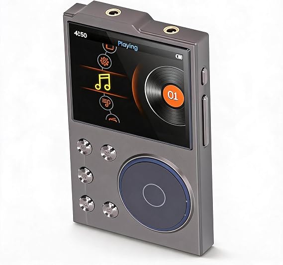 MP3 Player , Hi Res Player, Digital Music Player Bluetooth 5.3 Lossless DSD FLAC HD HiFi Portable MP3 Player