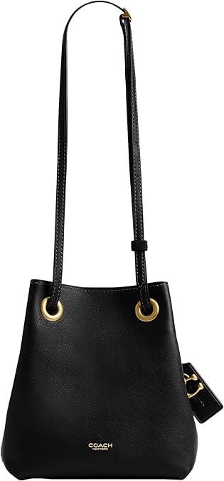 Coach Women's Leather Jade Drawstring Bucket Bag