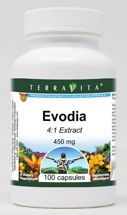 Evodia 4:1-450 mg (100 Capsules, ZIN: 520057)