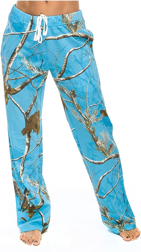 Womens Lounge Pants - Loose Pajama Pants for Women - Soft Breathable Fabric - Ideal for Relaxing and Sleeping
