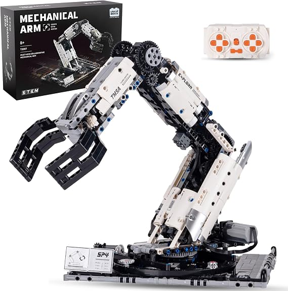 UNCLE BRICK Mechanical Technical RC Grab Arm Toys Building Blocks Sets