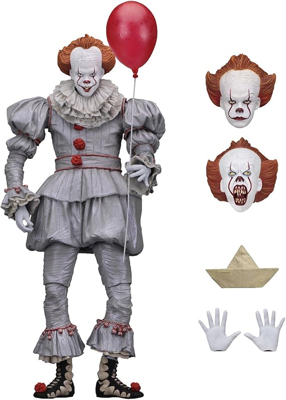 NECA - IT - 7 Scale Action Figure - Ultimate Pennywise (2017) | IT 2017 7 Inch Action Figure Ultimate Series - Ultimate Pennywise (2017)