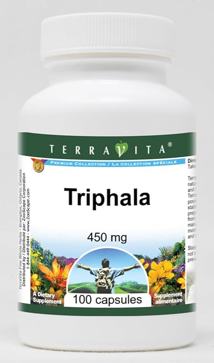 Triphala - 450 mg (100 Capsules, ZIN: 521555)