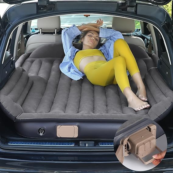 KMZ Inflatable Air Mattress with Built-in Electric Pump - Self-Inflating