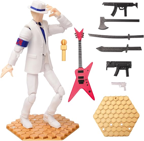 (Assembly Completed T13 Action Figure, 8.1 inches, Strong Magnetic Accessories, 3D Printed Robot Multi-Jointed Movable, Desktop Decorations for Game Lovers,POP Dancer (White)