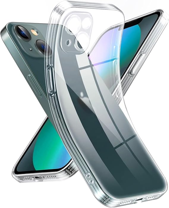 Babilden Apple iPhone 14 Kamera Korumalı Şeffaf Silikon Kılıf