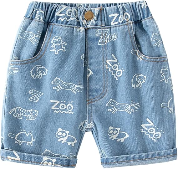 Toddler Baby Boys Denim Shorts Summer Casual Cargo Shorts
