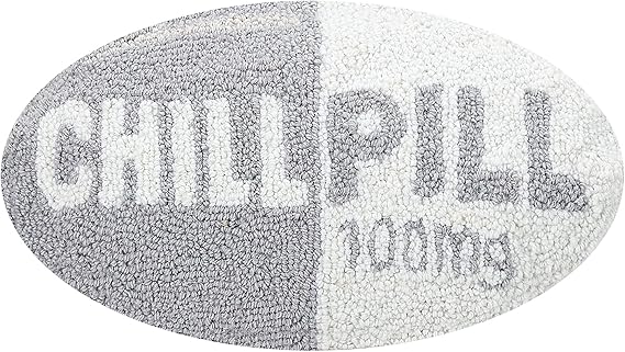 Peking Handicraft Chill Pill Hook Pillow (Gray)