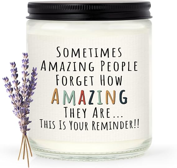 Craftique Gifts for Women, Birthday Gifts for Women- You're Amazing Candle