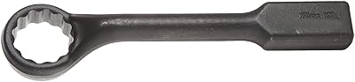 Martin 8855MM Forged Alloy Steel 55mm Opening 45 Degree Offset Striking Face Box Wrench, 12 Points, 13-12 Overall Length, Industrial Black Finish