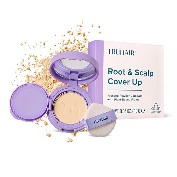 TRUHAIR Root & Scalp Cover Up Pressed Powder Compact (Light Blonde)